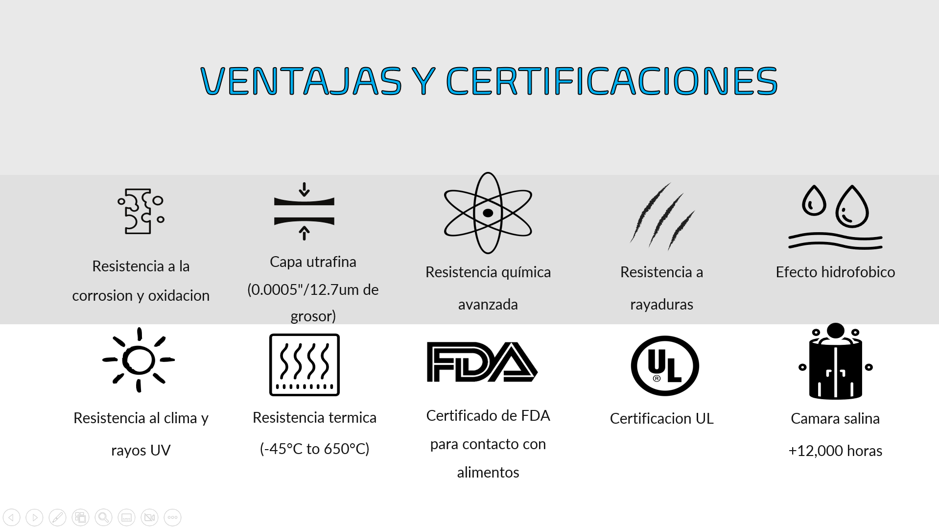 Ventajas y Certificaciones